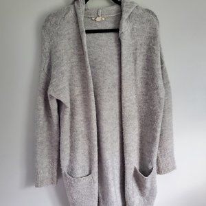 Oversized Hooded Cardigan